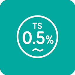 No pre-thickening required (TS 0.5%〜)