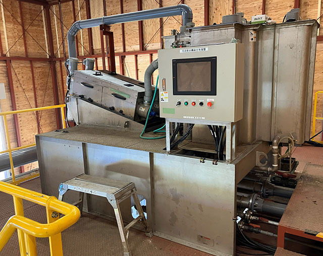 Rental Sludge Dewatering Press Supported Stable Operation and Helped Maintain the Treatment Line