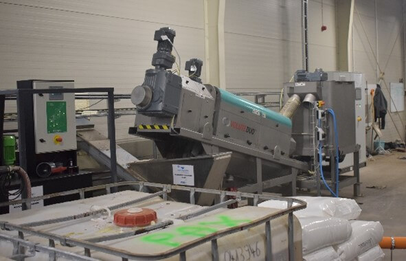 VOLUTE DUO™ Effectively Dewaters Highly Fibrous Sludge